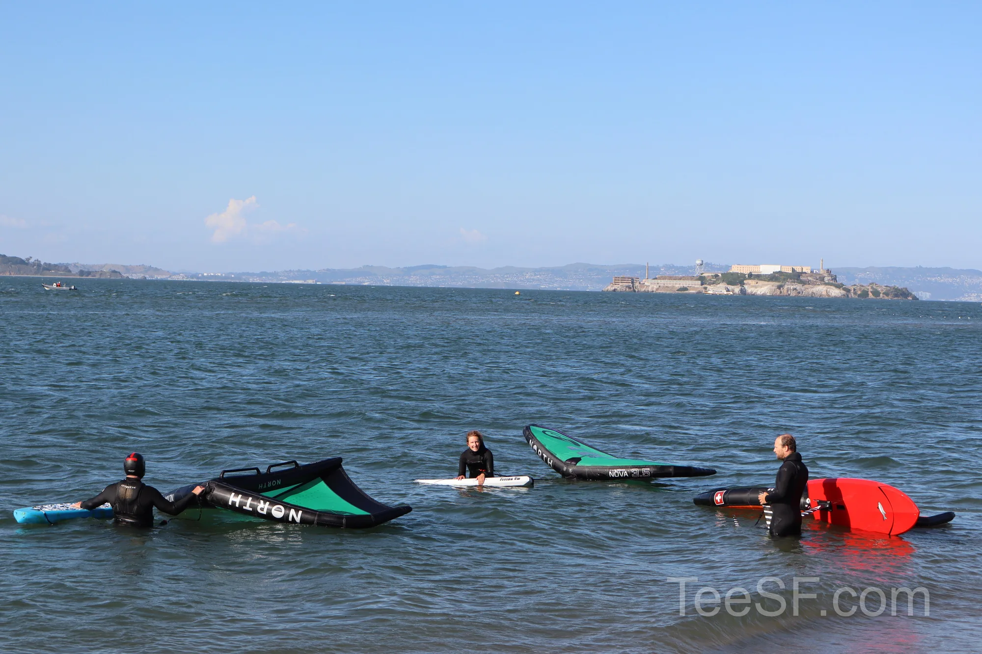 golden Gate Beach Paddleboarders during a Stripe Sessions 2026 visit in San Francisco.